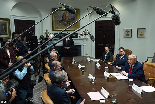 Trump rages ‘corrupt’ CNN must be sold and has another fiery clash with reporter